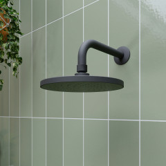 AM306021 Overhead Shower Arm Black