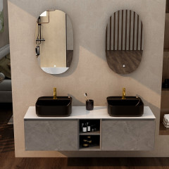 Ravine 1500 Grey Marble Front