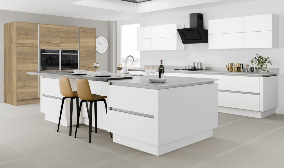 Modern-matt-white-halifax-oak-kitchen-design