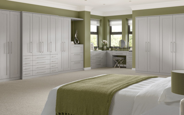 Kinder grey mist bedroom furniture