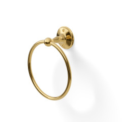 Miller Stockholm Towel Ring - Polished Brass