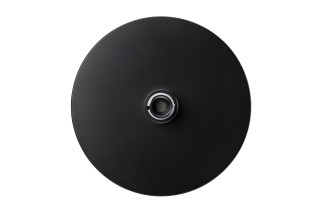 AM305021 Presion Cascade Rain Showerhead Black-top