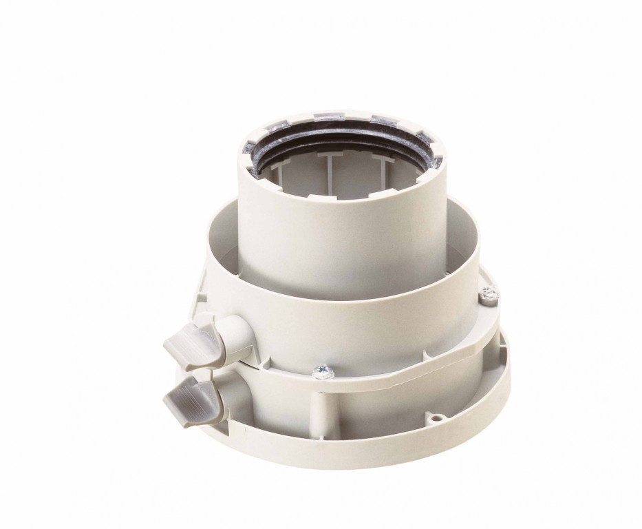 7719002433High Level Horizontal Flue Adaptor 125mm