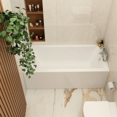 Quadro Baths IMPQSE15X7 High – Imex Premiercast Multi Layer Reinforced Quadro Bath