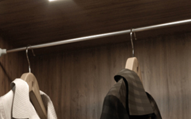 Wardrobe internal lighting