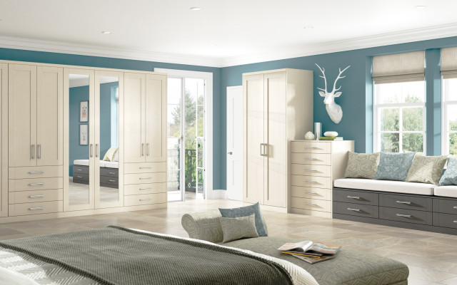 Pendle oyster anthracite bedroom furniture