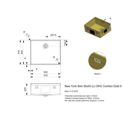 New York Slim 50x40 Gold II LD