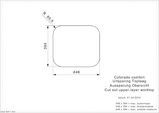 Colorado Comfort Flush Cut Out