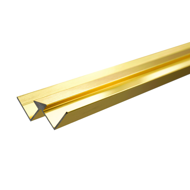 Type A Internal Corner Brushed Brass