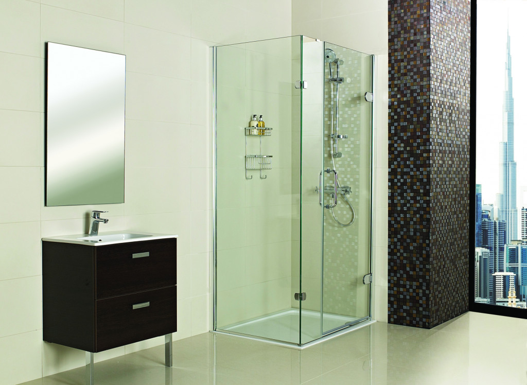 Decem Hinged Door In-Line Corner