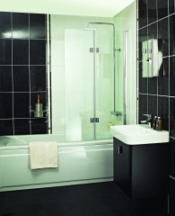 Embrace Hinged Folding Bathscreen