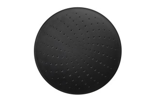 AM305021 Presion Cascade Rain Showerhead Black-front