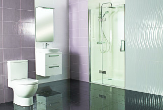 Decem Hinged Door Hinged In-Line Alcove