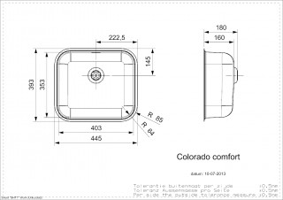 Colorado Comfort - Line Drawing